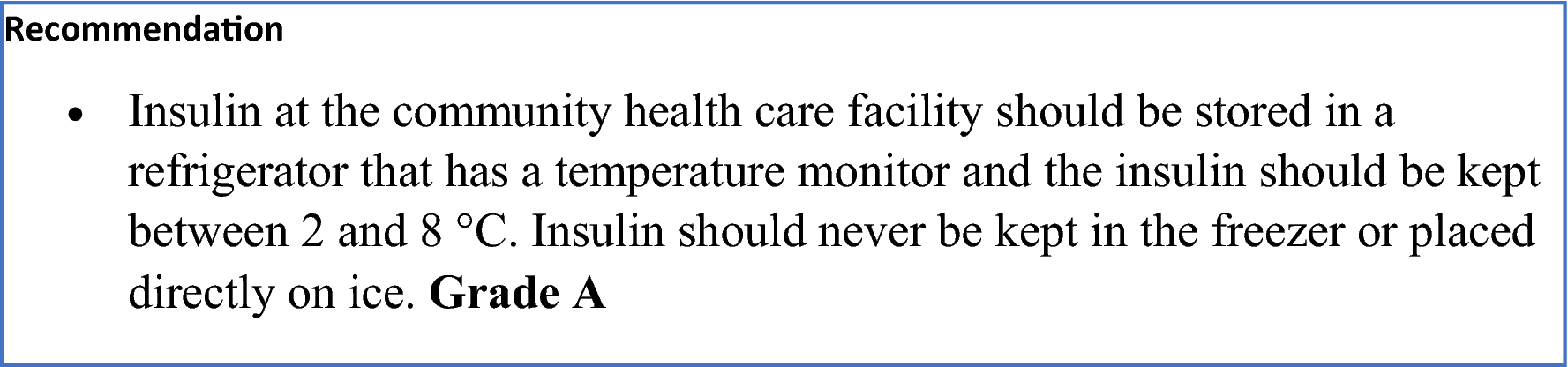Eadsg Guidelines Insulin Storage And Optimisation Of