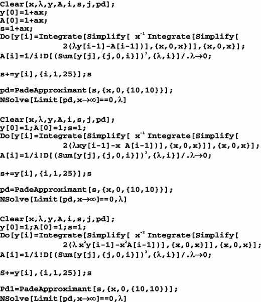 Mathematica Nsolve