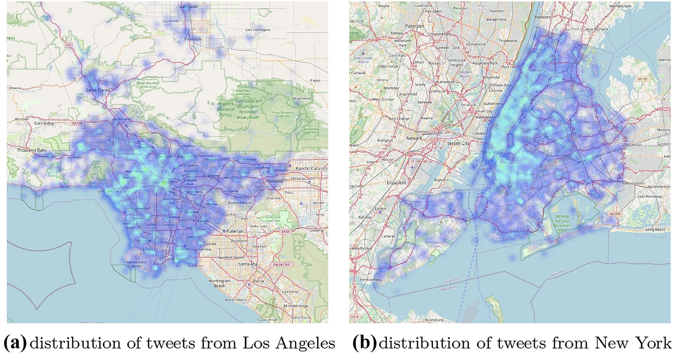 Angelenos Versus New Yorkers: What Do They Talk About Online?