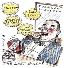 tar tobacco Benefits of low-tar smokes just a pipe dream