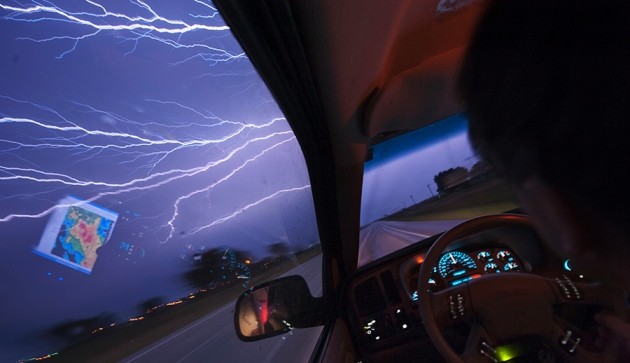 Night-time storm chasers stalk their prey on US Plains | Nature