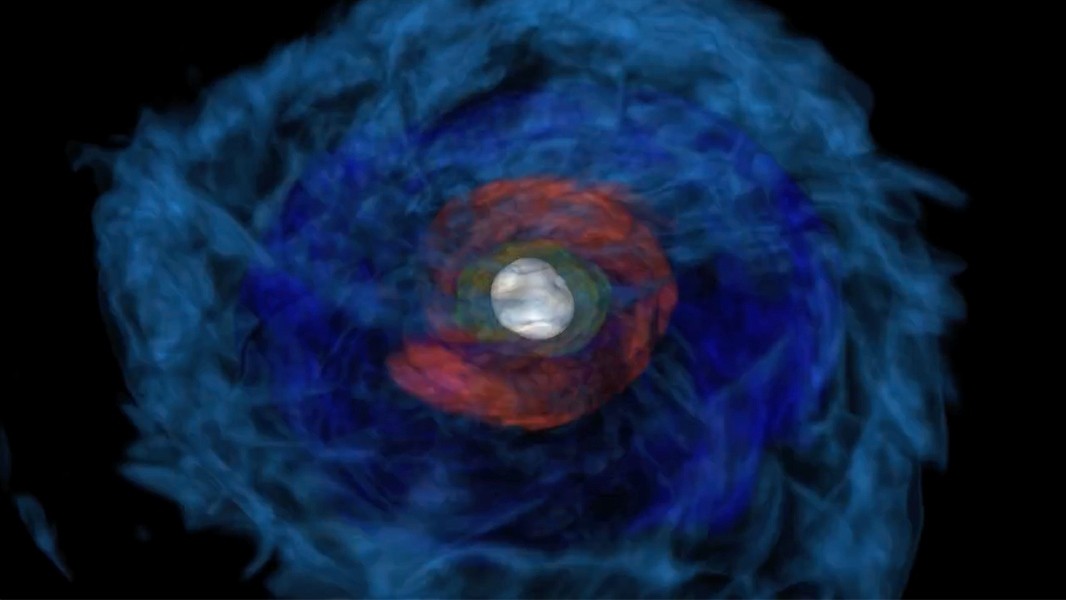 Neutron star collision