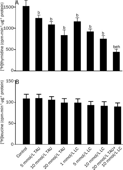 taurine vs l carnitine L-carnitine and taurine synergistically inhibit the proliferation and  osteoblastic differentiation of vascular smooth muscle cells