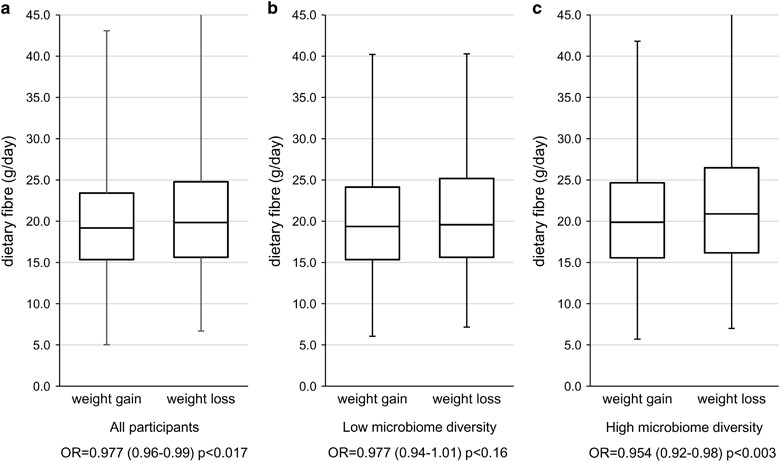 Gut Microbiome Diversity And High Fibre Intake Are Related To