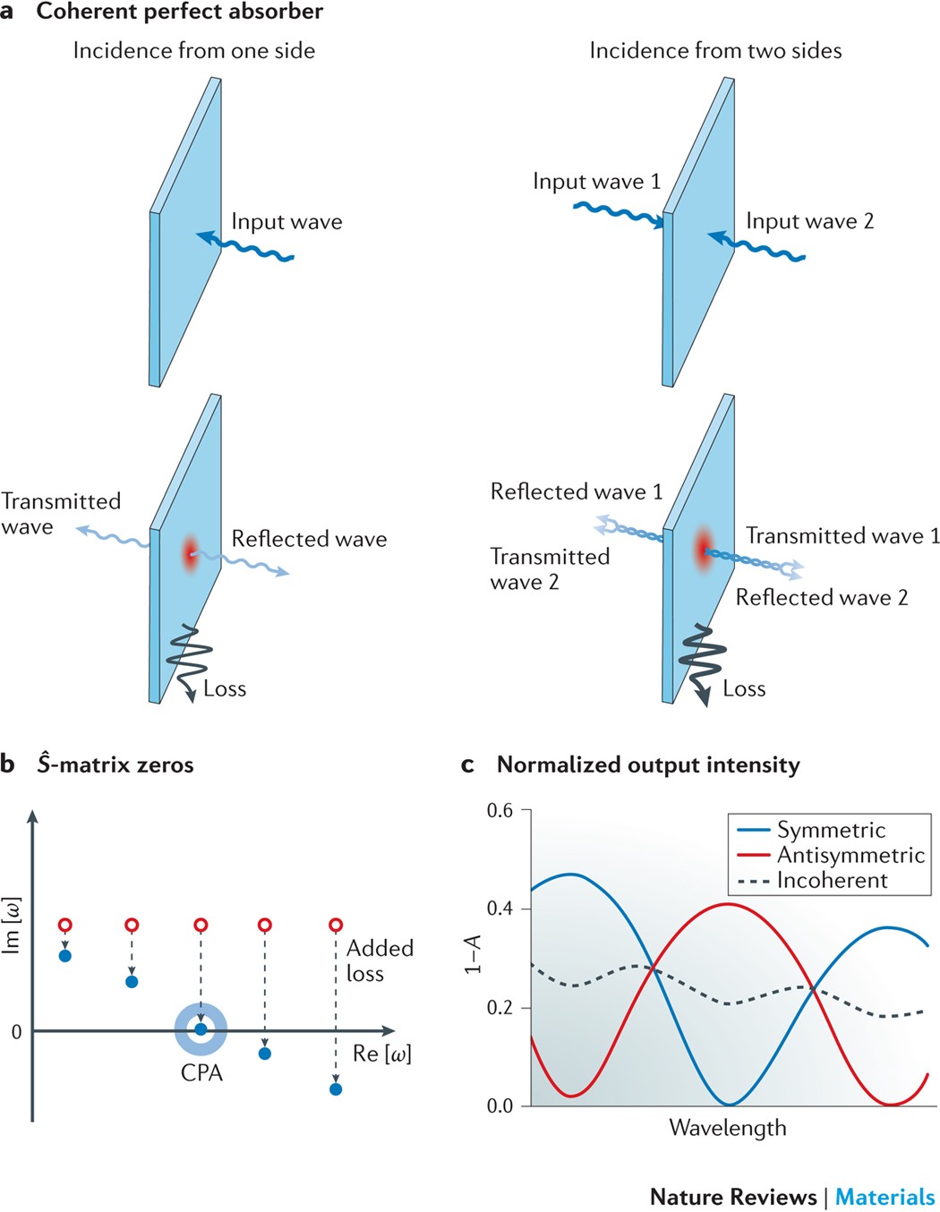 komme ud for Kritisk Oversigt Coherent perfect absorbers: linear control of light with light | Nature  Reviews Materials