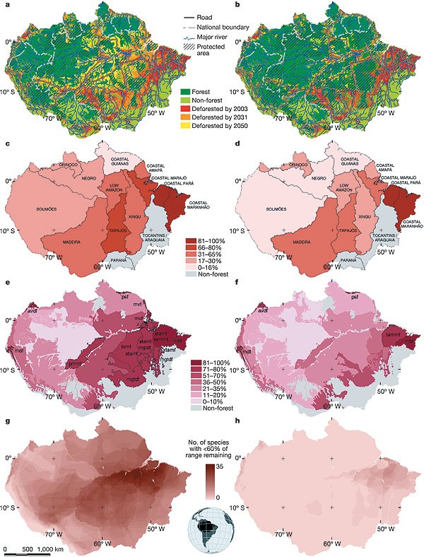 Modelling conservation in the Amazon basin | Nature