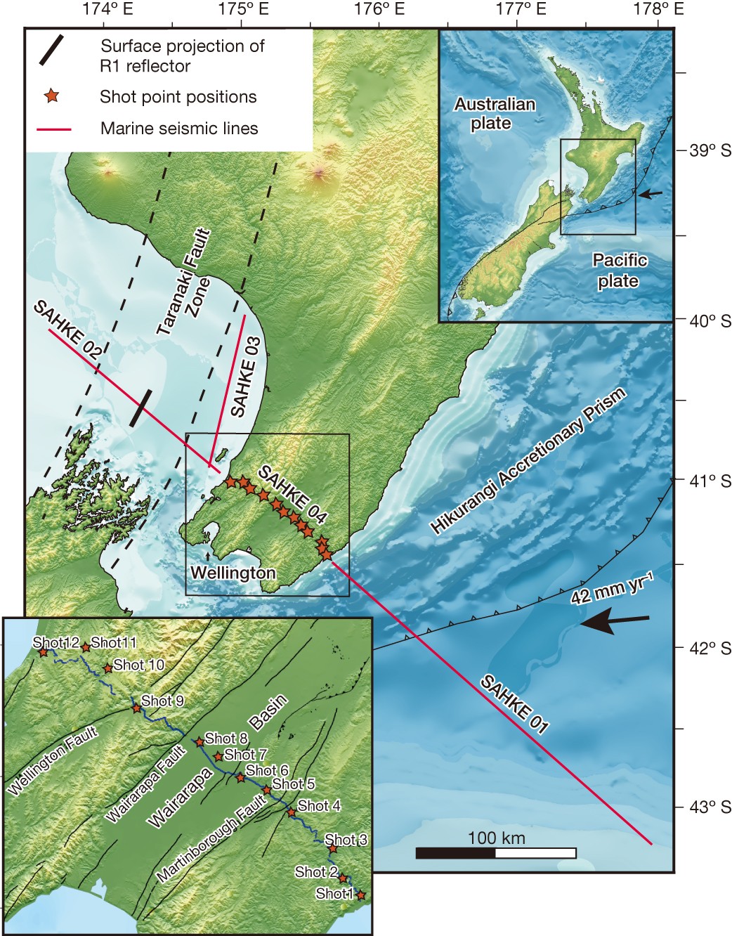 A seismic reflection image for the base of a tectonic plate | Nature