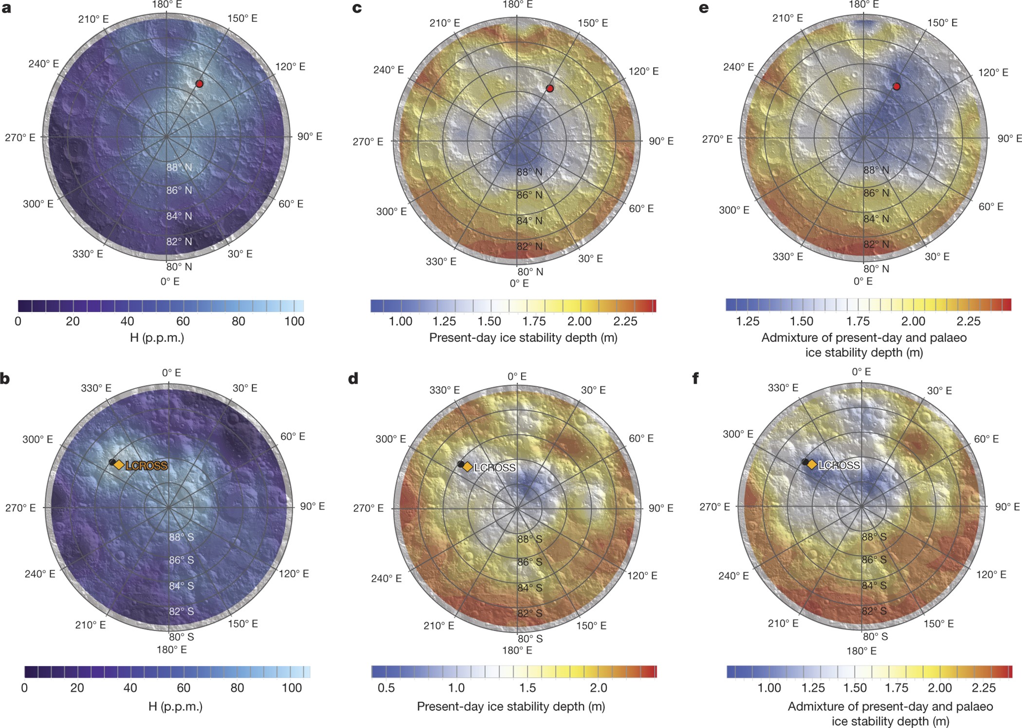 Lunar True Polar Wander Inferred From Polar Hydrogen Nature