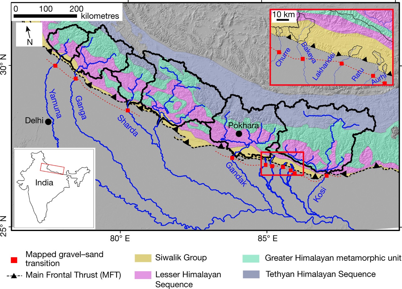 Abrasion Set Limits On Himalayan Gravel Flux Nature