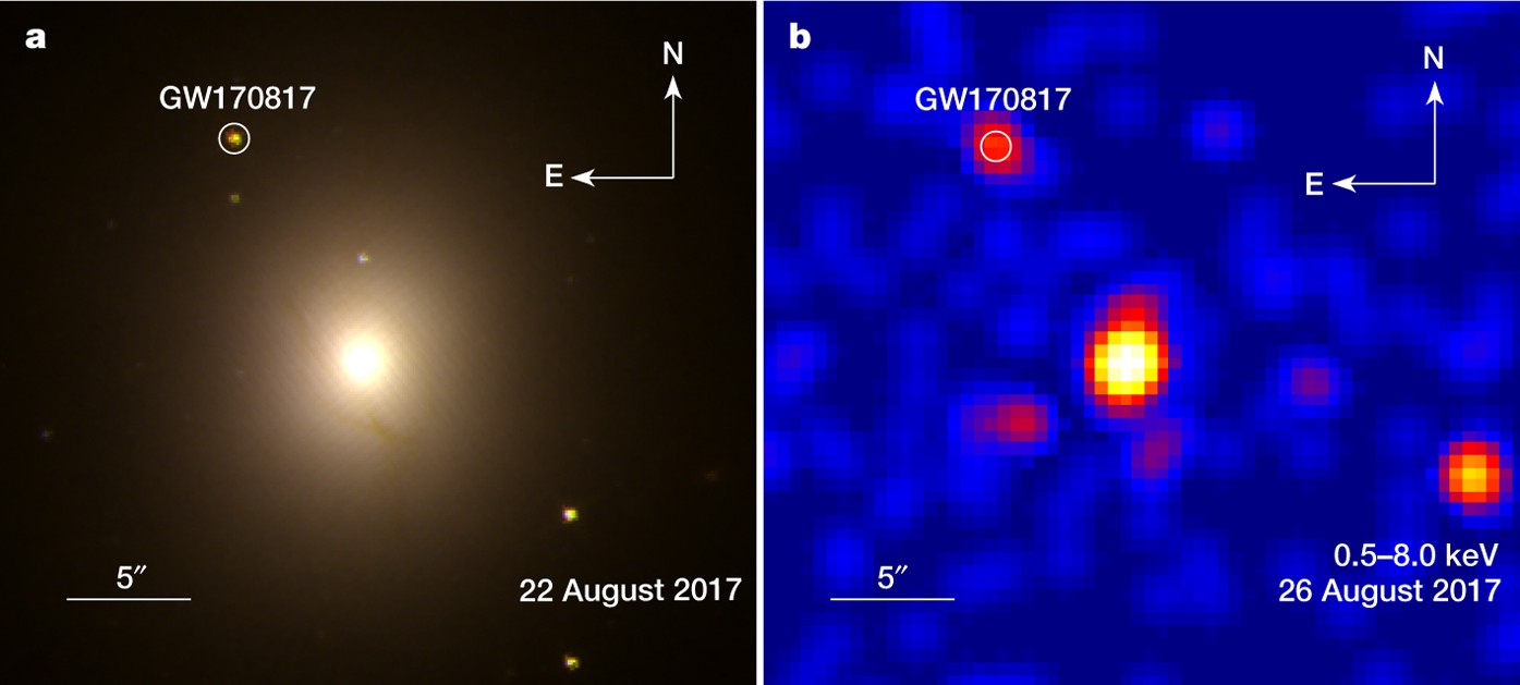 The X-ray counterpart to the gravitational-wave event GW170817 | Nature