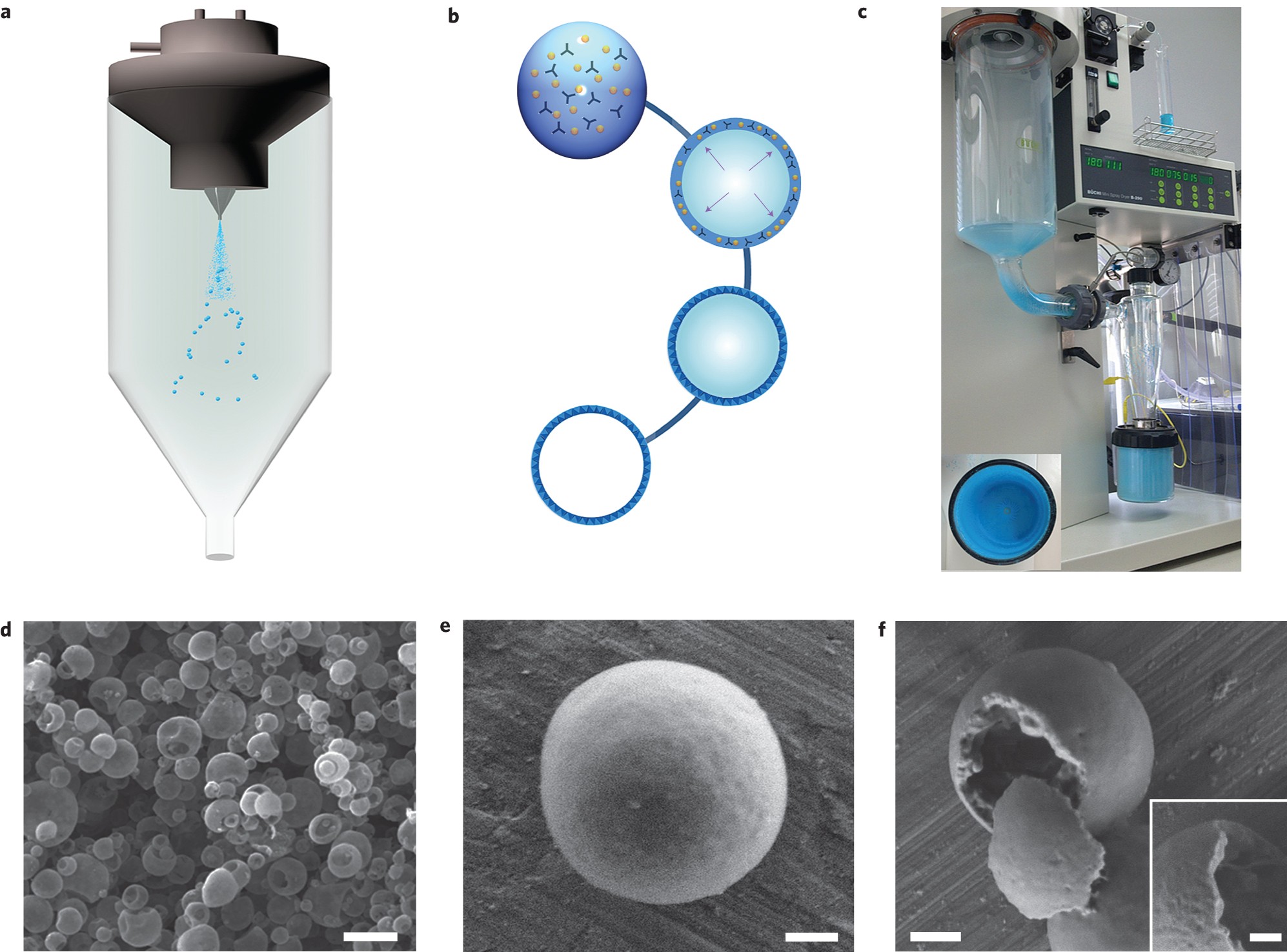 A spray-drying strategy for synthesis of nanoscale metal–organic frameworks  and their assembly into hollow superstructures | Nature Chemistry