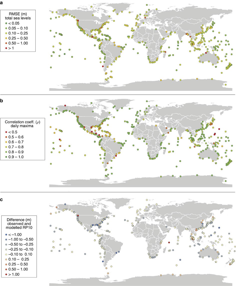 Extreme Sea Level Rise Map A Global Reanalysis Of Storm Surges And Extreme Sea Levels | Nature  Communications