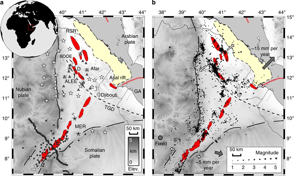 Extensional magmatism caused by strain partitioning: insights from