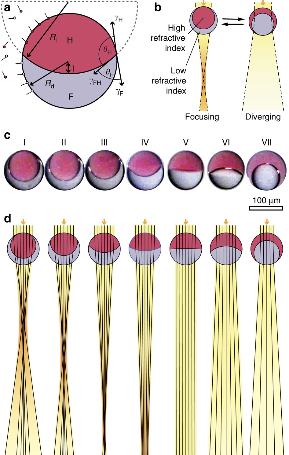 Reconfigurable and responsive droplet-based compound micro-lenses | Nature  Communications