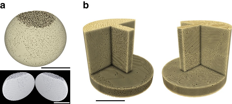 Pore Configuration Landscape Of Granular Crystallization