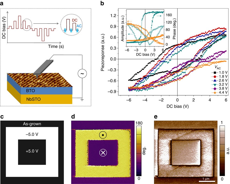 Giant tunnelling electroresistance in metal/ferroelectric/semiconductor  tunnel junctions by engineering the Schottky barrier | Nature Communications