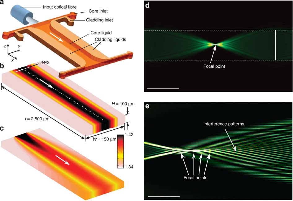 Optofluidic Waveguide As A Transformation Optics Device For - 