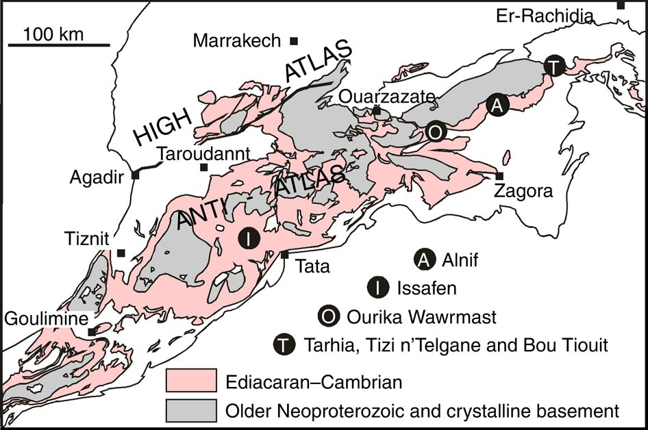 Figure 1: Map of localities.