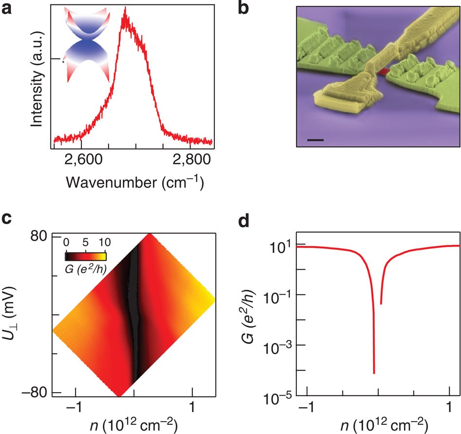 Competition between spontaneous symmetry breaking and single-particle gaps in trilayer graphene | Nature Communications