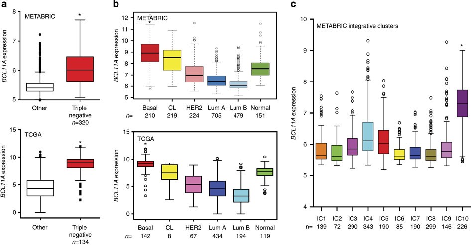 l11a Is A Triple Negative Breast Cancer Gene With Critical Functions In Stem And Progenitor Cells Nature Communications