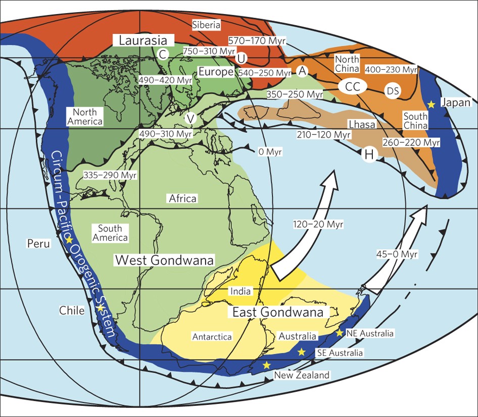Two contrasting Phanerozoic orogenic systems revealed by hafnium isotope  data | Nature Geoscience