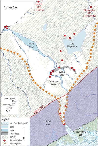 Evidence For A Landslide Origin Of New Zealands Waiho Loop - 