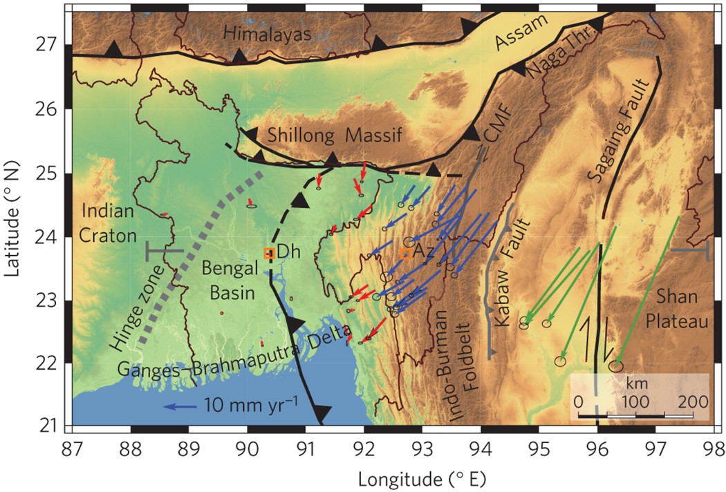 Locked and loading megathrust linked to active subduction beneath the Indo-Burman  Ranges | Nature Geoscience