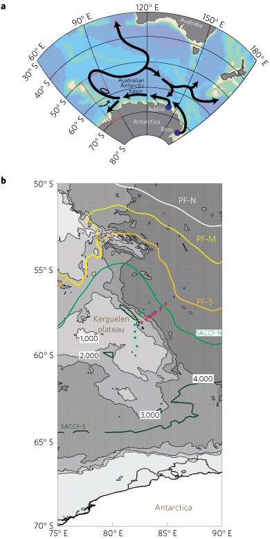 export of Antarctic Bottom east the Kerguelen plateau | Nature Geoscience
