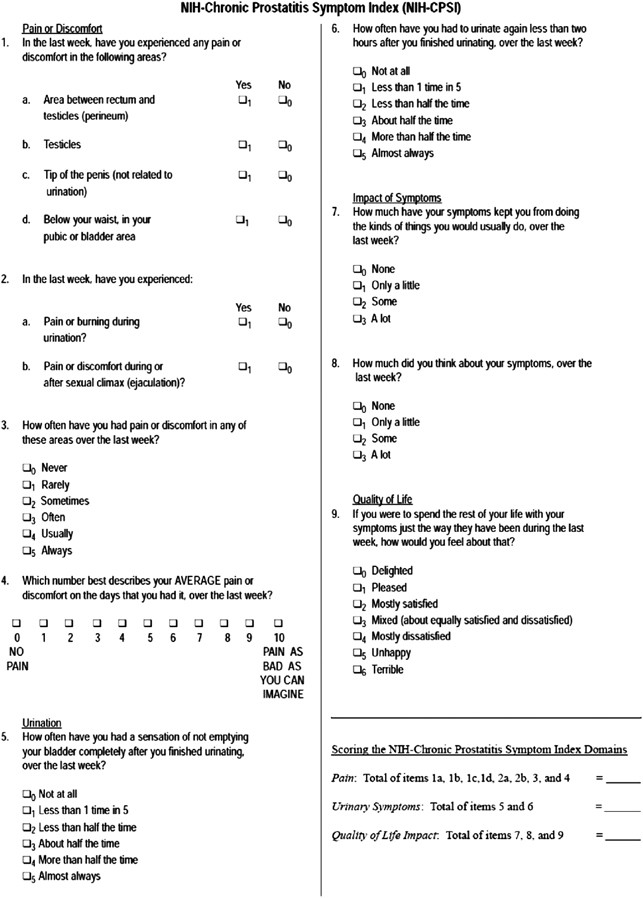 prostatitis review article