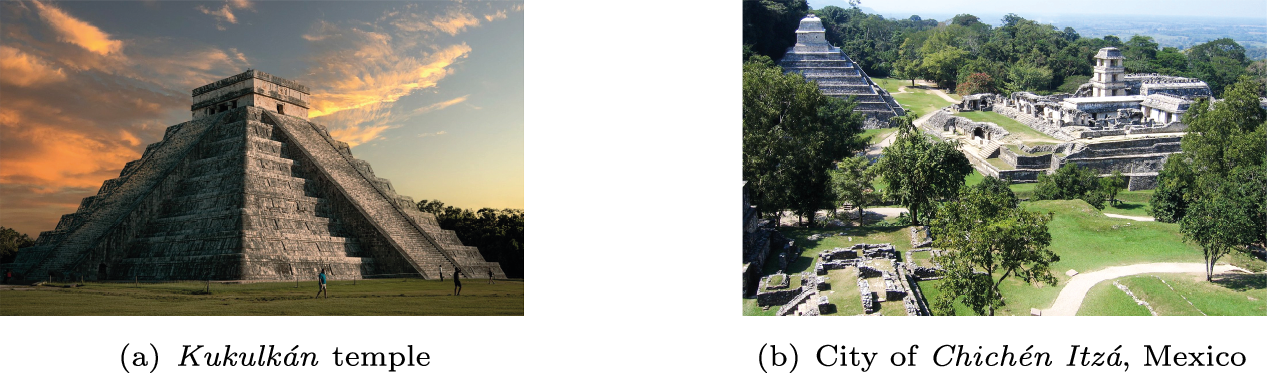 Fig. 8: City of Chichén Itzá, Yucatán, Mexico.