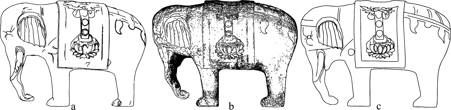 Fig. 16: Extracted lines of stone elephant.