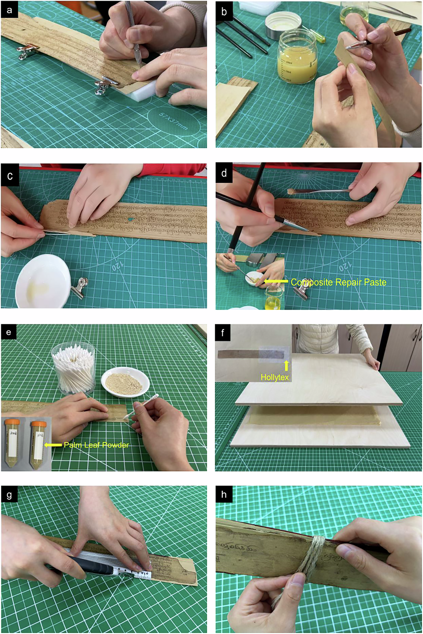 Fig. 9: Steps employed for defect repair in the Bala Shanghaya PLM.