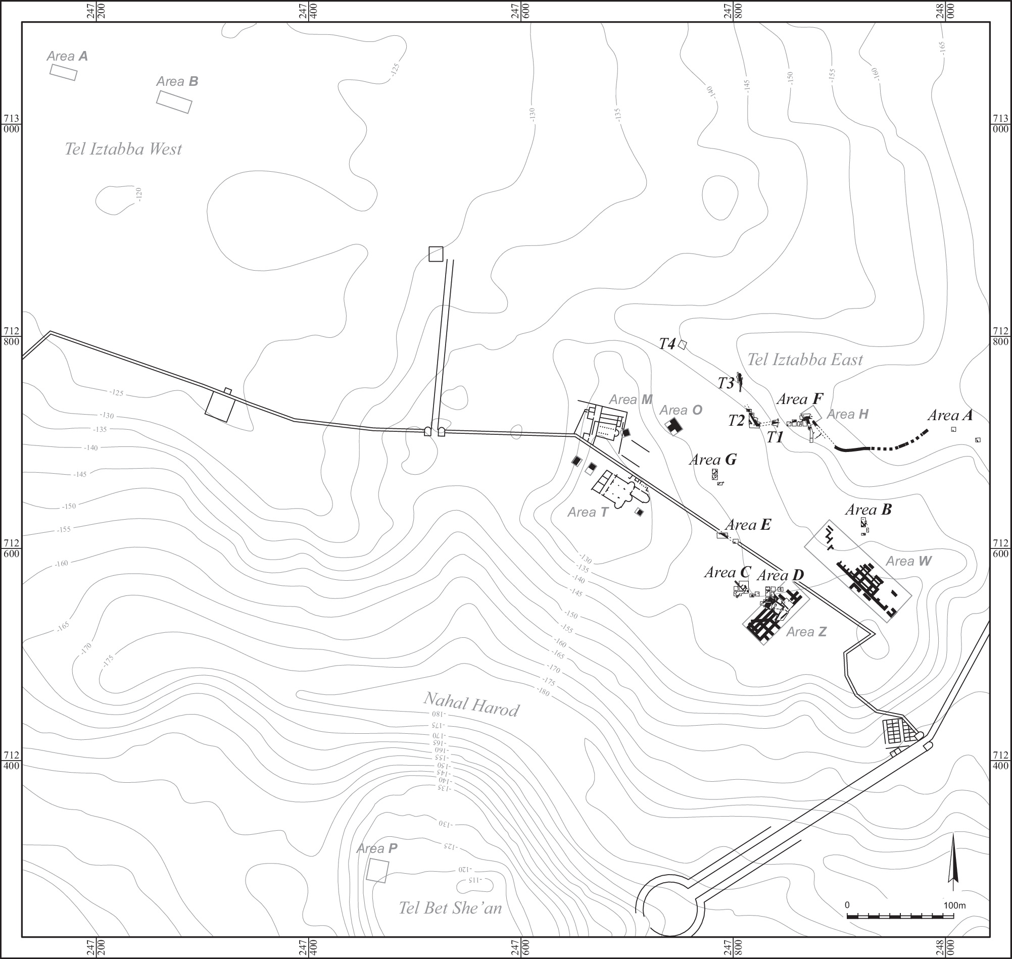 Fig. 1: Excavation site at Tell Iẓṭabba.