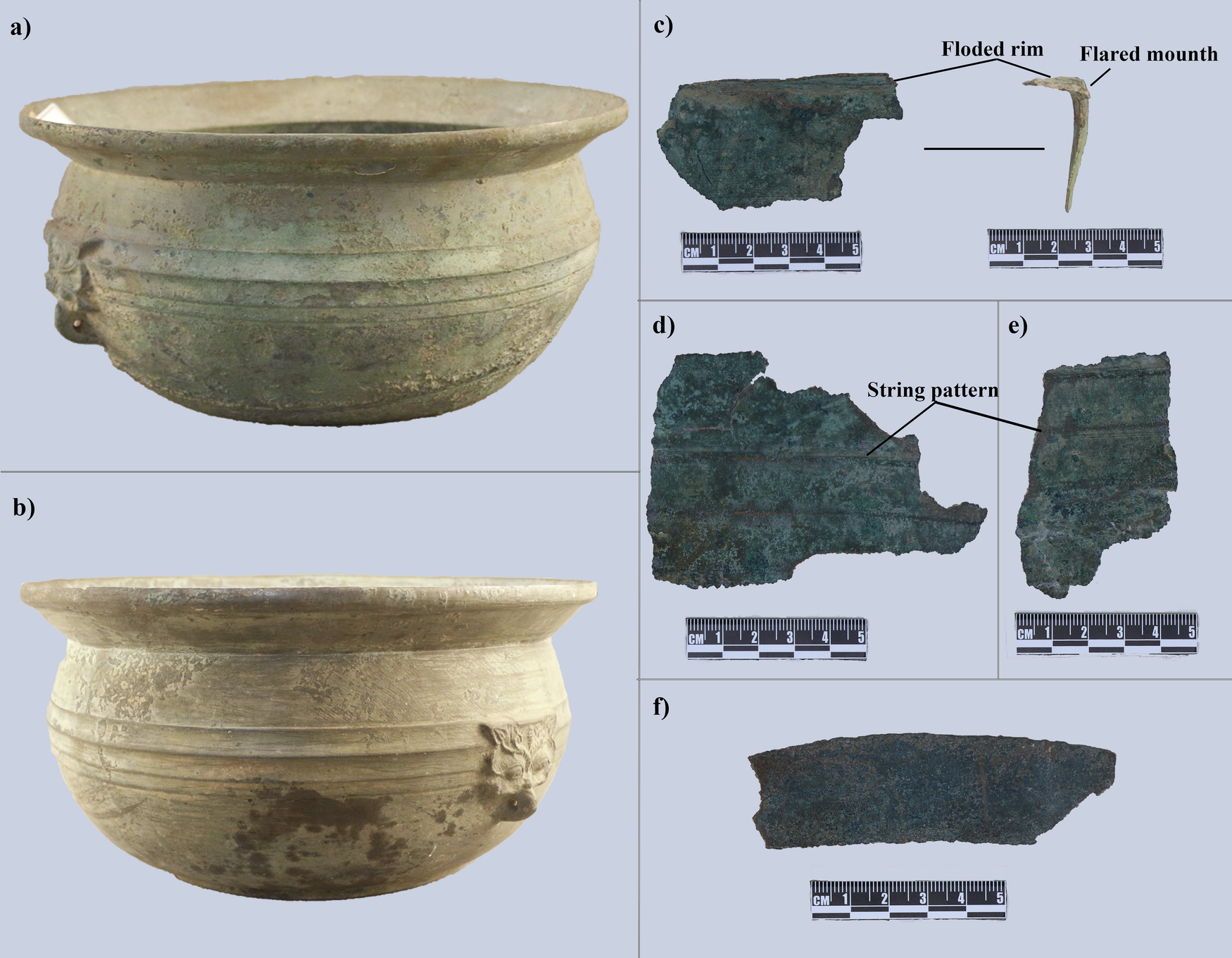Fig. 2: Photos of the Xi unearthed from the Huofeng hoard.