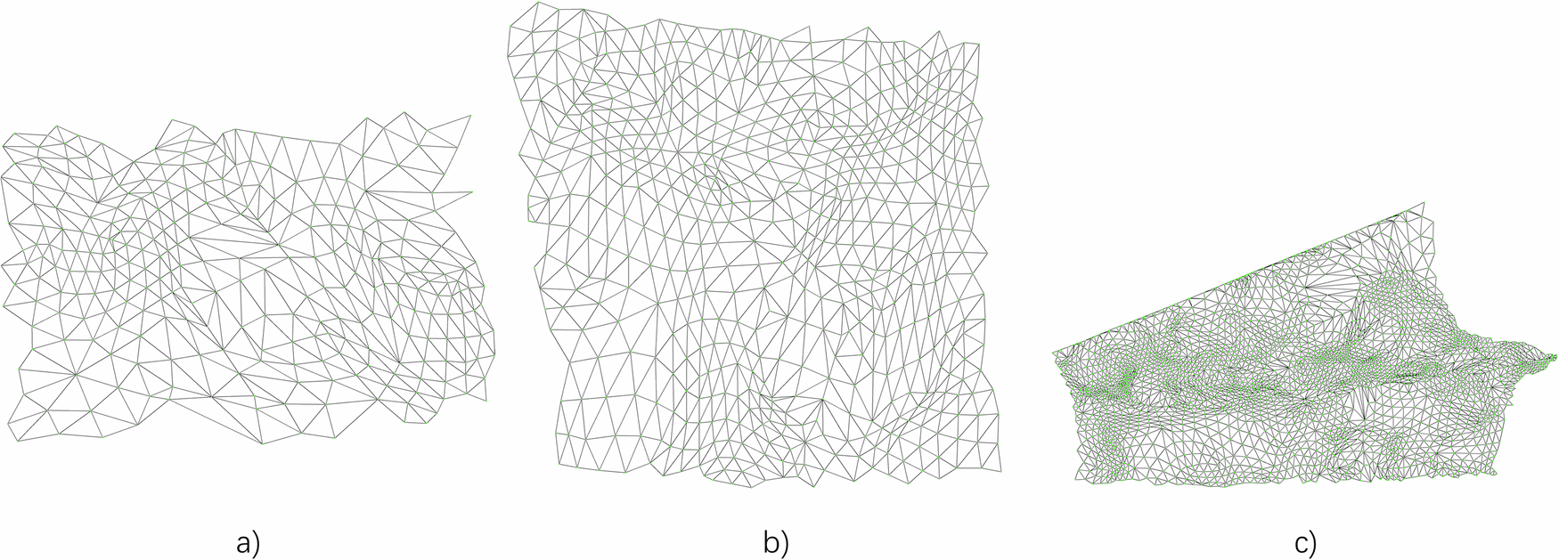Fig. 14: Geometric unfolding of the model.