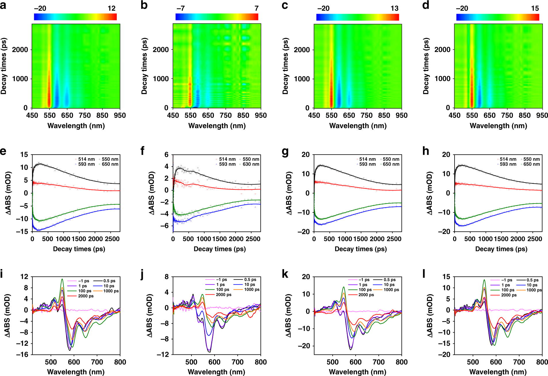Fig. 3: TA and kinetic characterization of CDs.