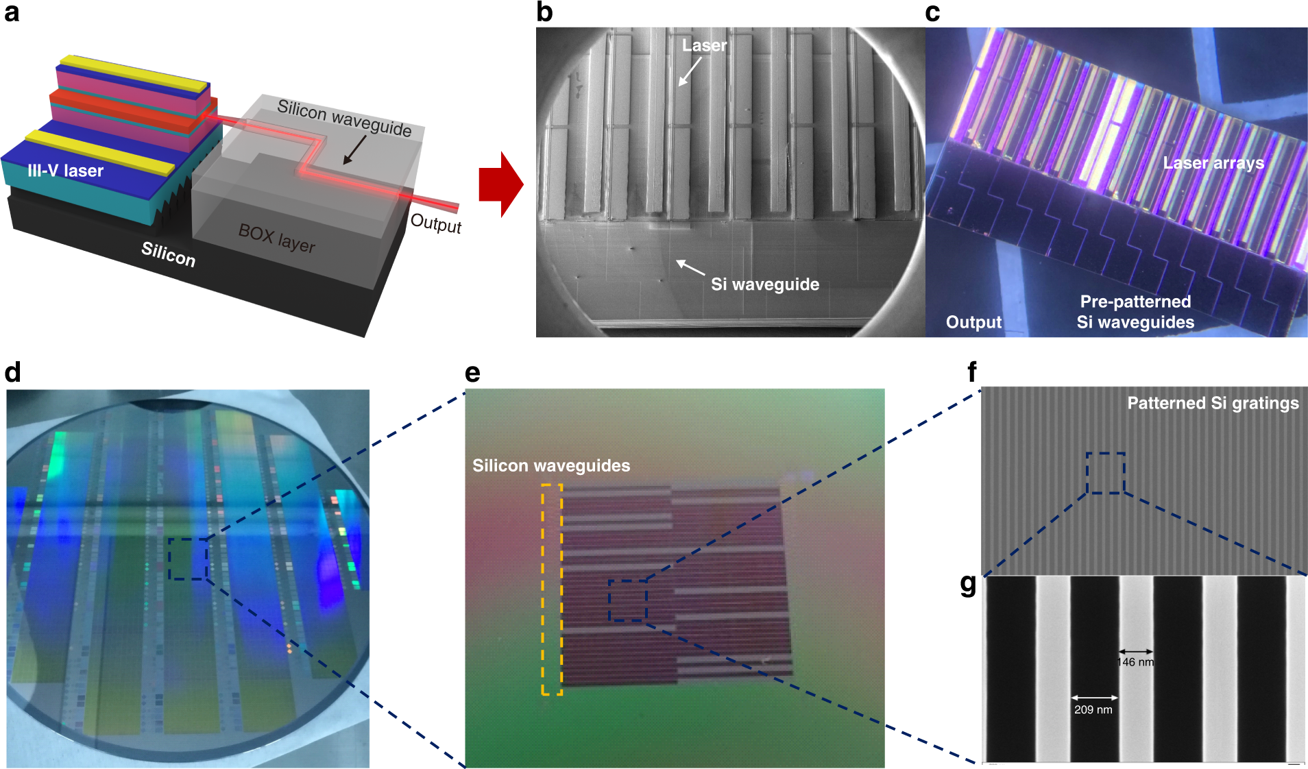 Monolithic integration of embedded III-V lasers on SOI | Light: Science &  Applications