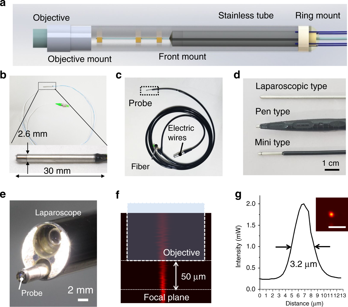 Fig. 4: Endomicroscopic probe.