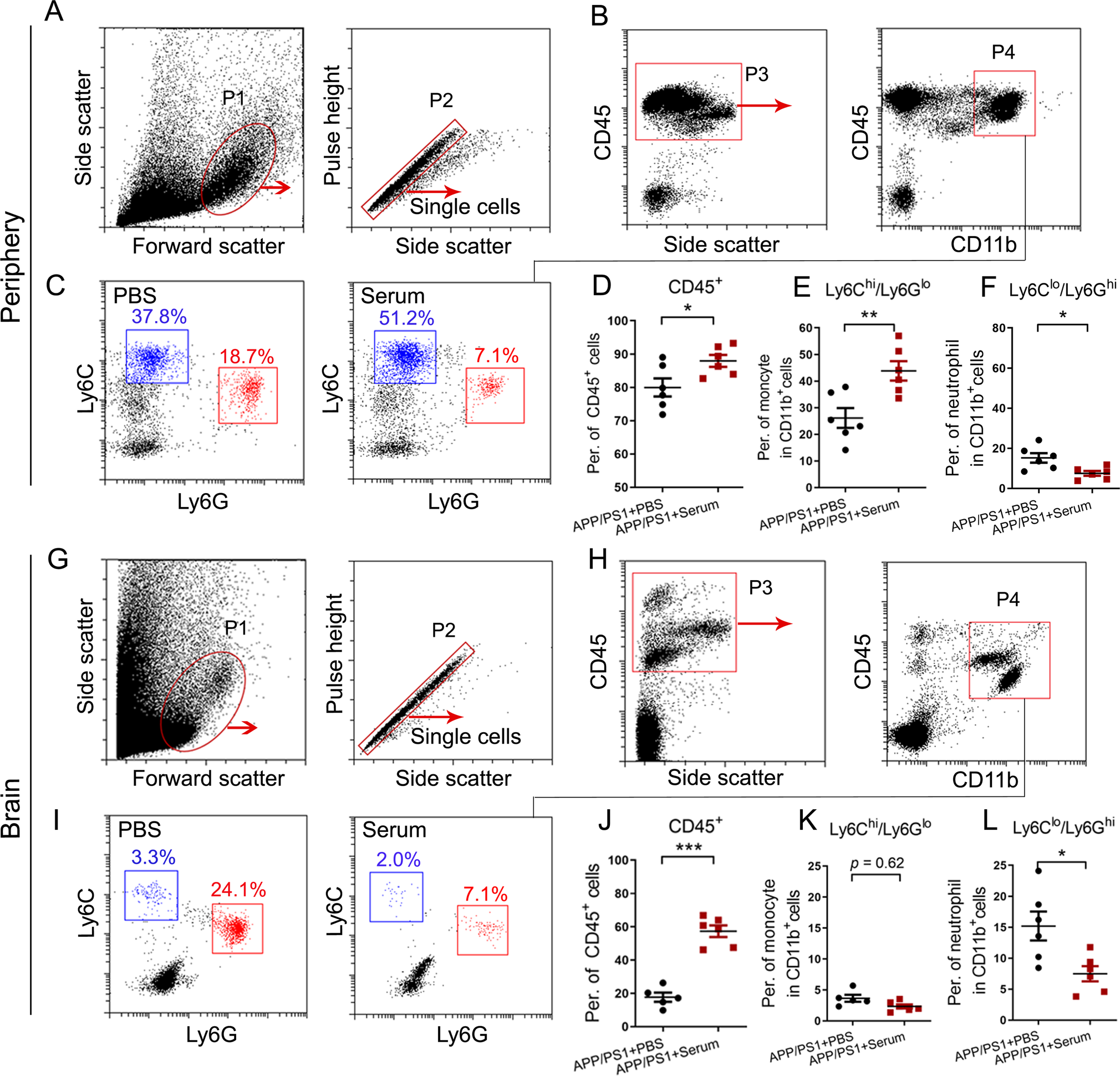 VEGF-A in serum protects against memory impairment in APP/PS1 transgenic  mice by blocking neutrophil infiltration | Molecular Psychiatry