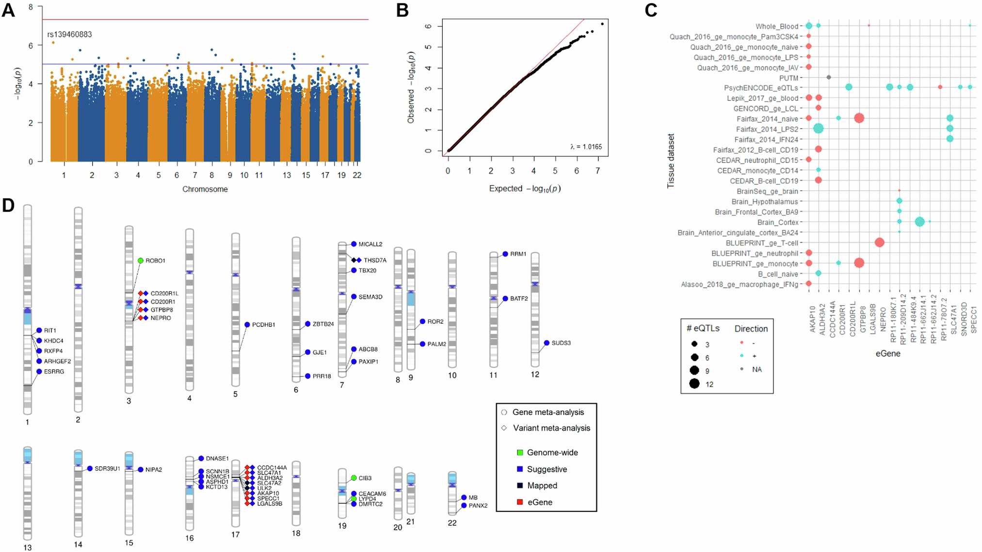 Fig. 1: GWAS meta-analyses.