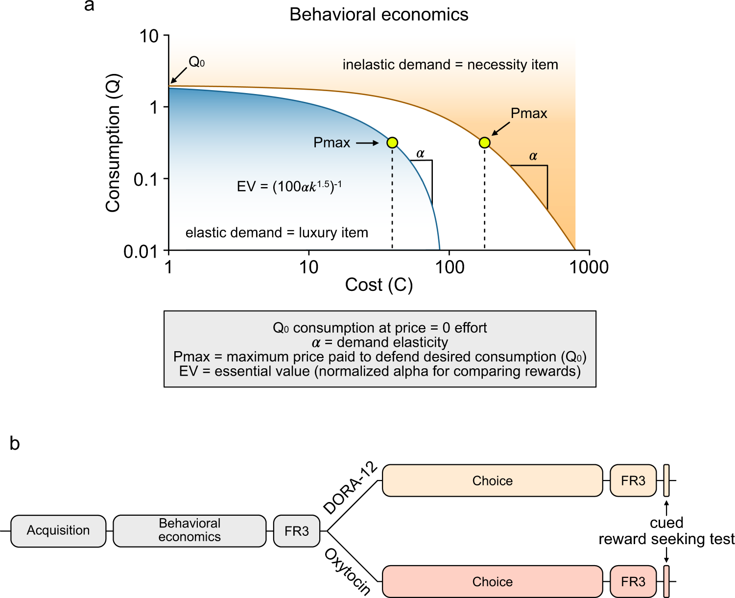 Oxytocin and orexin systems bidirectionally regulate the ability 