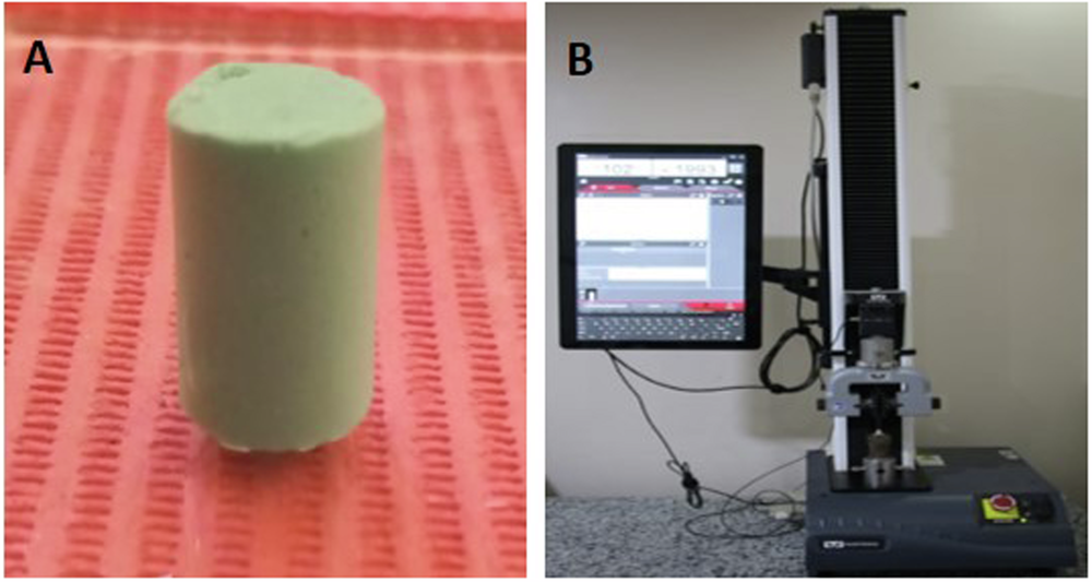Fig. 2: Elastic recovery assessment accordance to ISO 1563:1990.