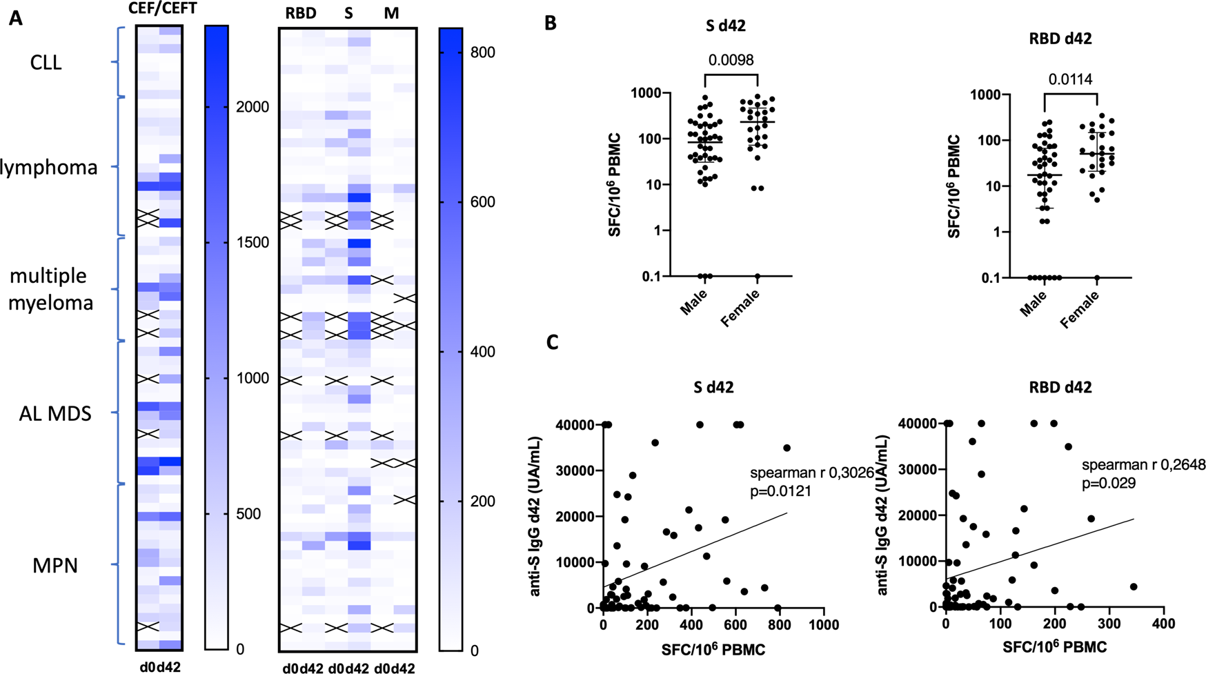 Fig. 4: T-cell response to COVID-19 BNT162b2 vaccine.