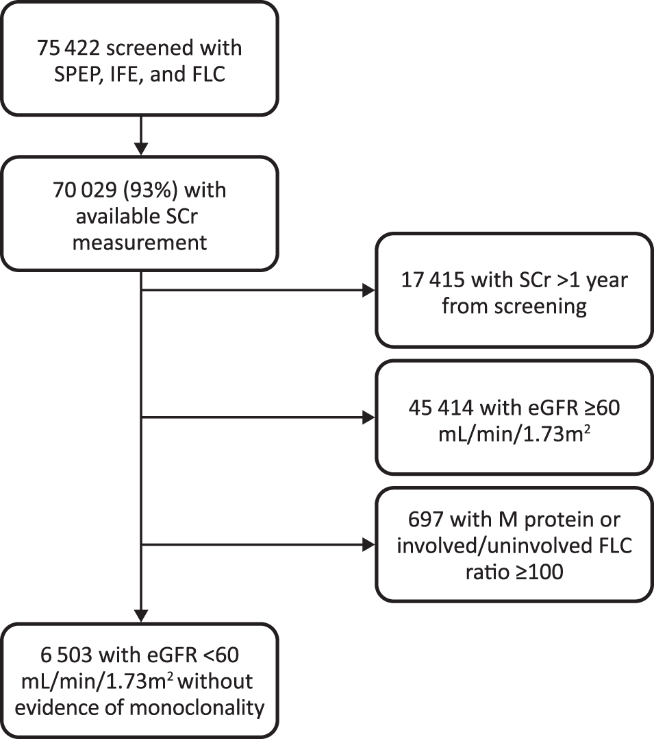 Defining new reference intervals for serum free light chains in individuals  with chronic kidney disease: Results of the iStopMM study | Blood Cancer  Journal
