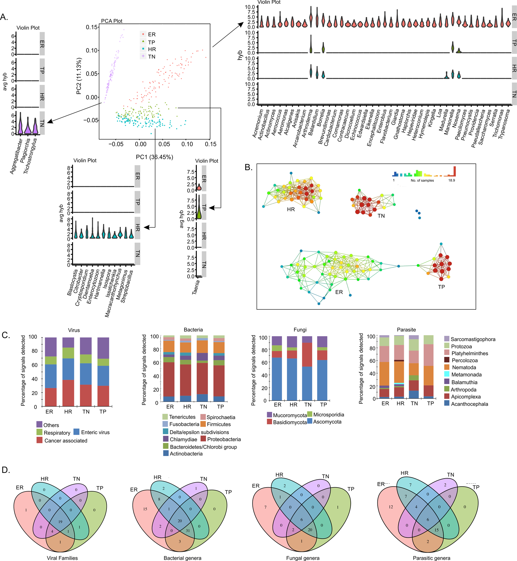 prognostic correlations with the microbiome of breast cancer subtypes cell death disease