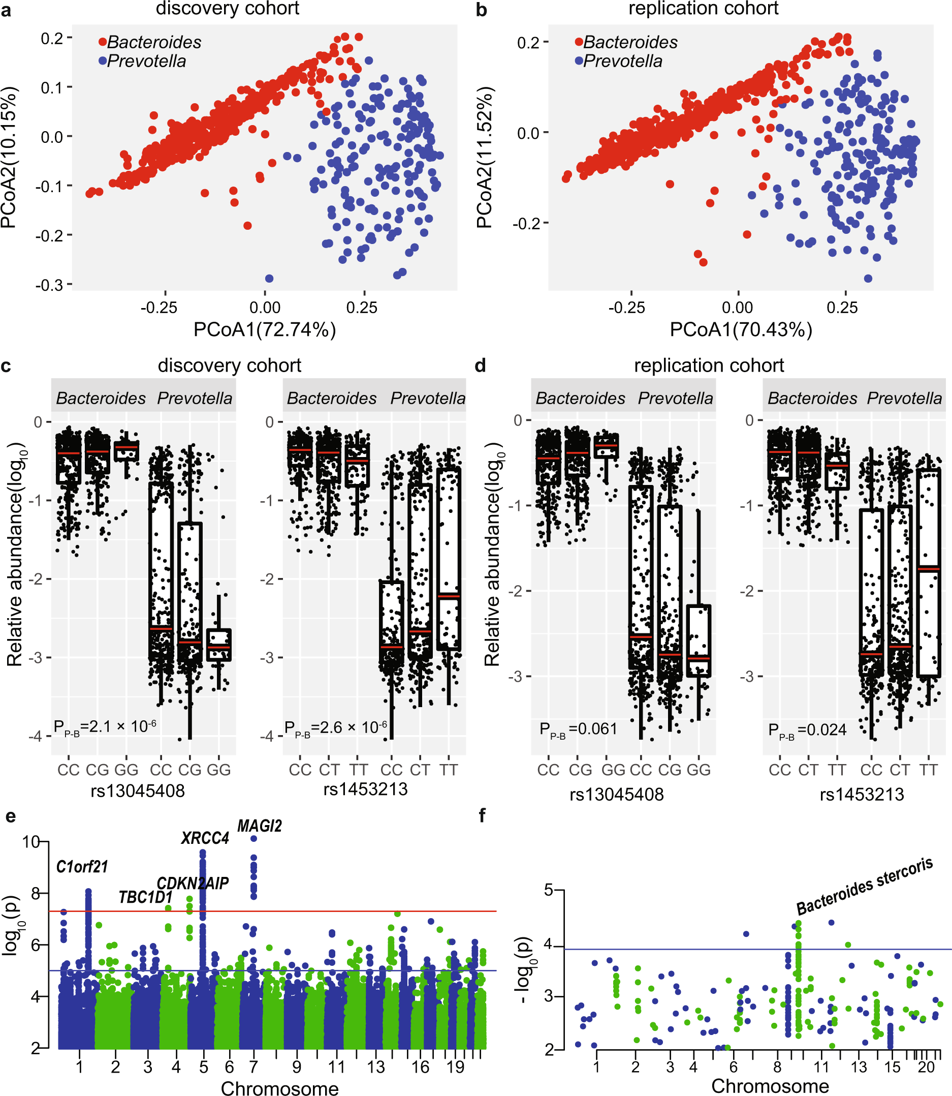 Whole-Genome Shotgun Metagenomic Sequencing Reveals Distinct Gut