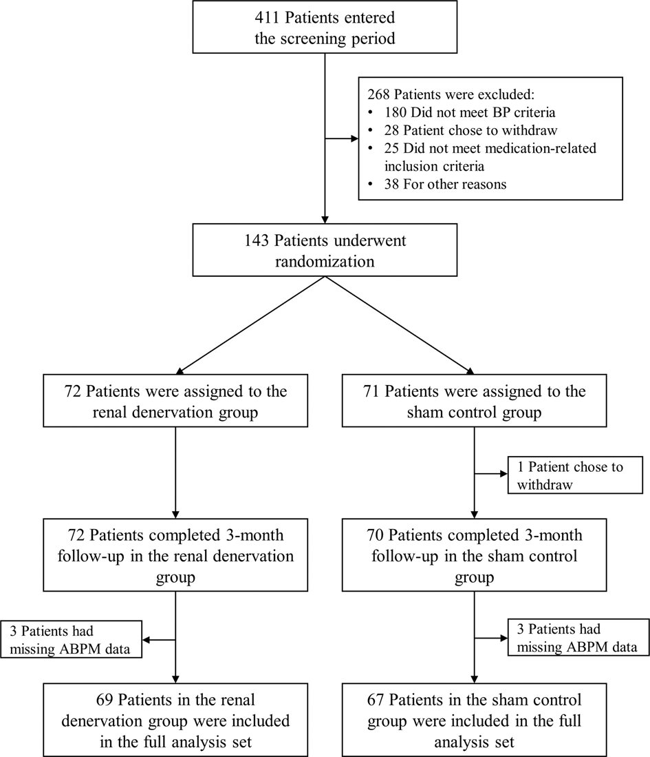 Catheter Based Ultrasound Renal Denervation In Patients With Resistant Hypertension The Randomized Controlled Require Trial Hypertension Research