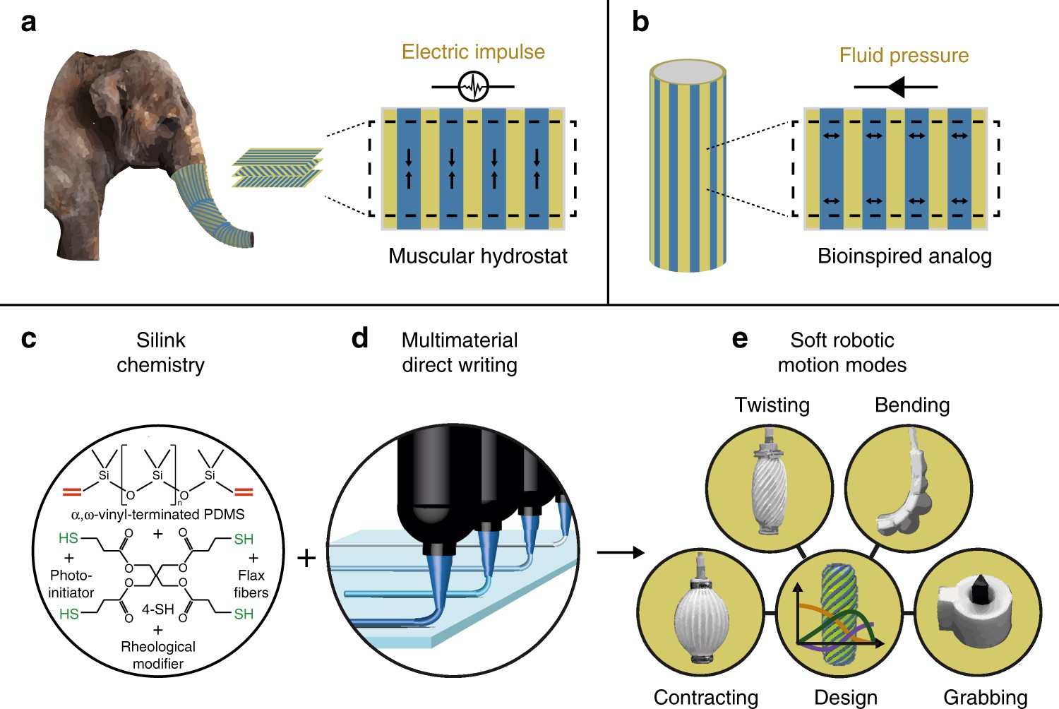 3D printing of robotic soft actuators with programmable bioinspired  architectures | Nature Communications
