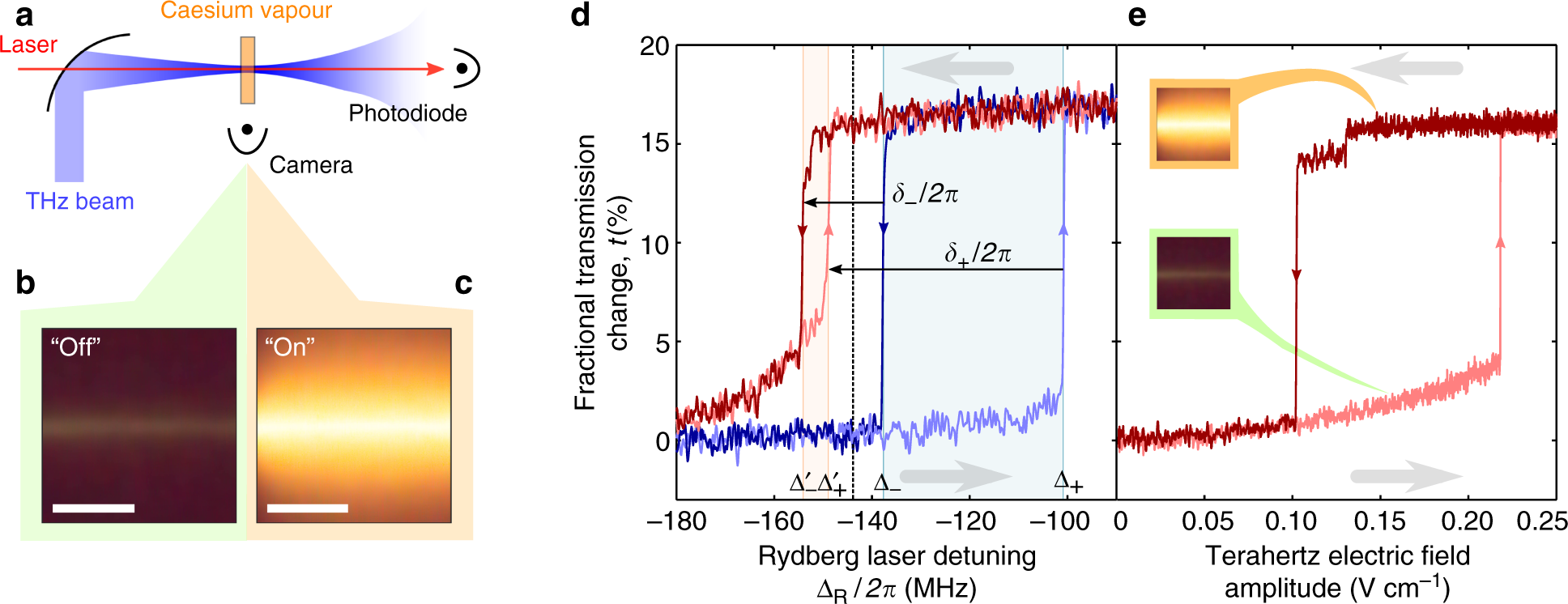 A Terahertz Driven Non Equilibrium Phase Transition In A - 