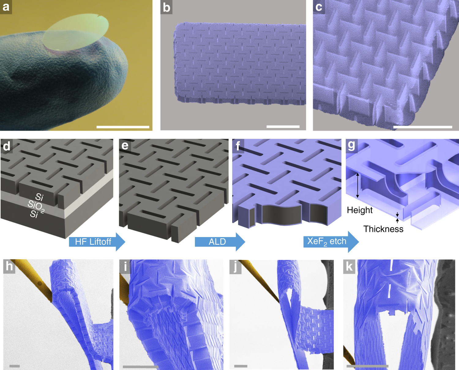 Nanocardboard as a nanoscale analog of hollow sandwich plates | Nature  Communications